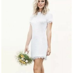 Dress The Population Dress Emma White Sequin Lace